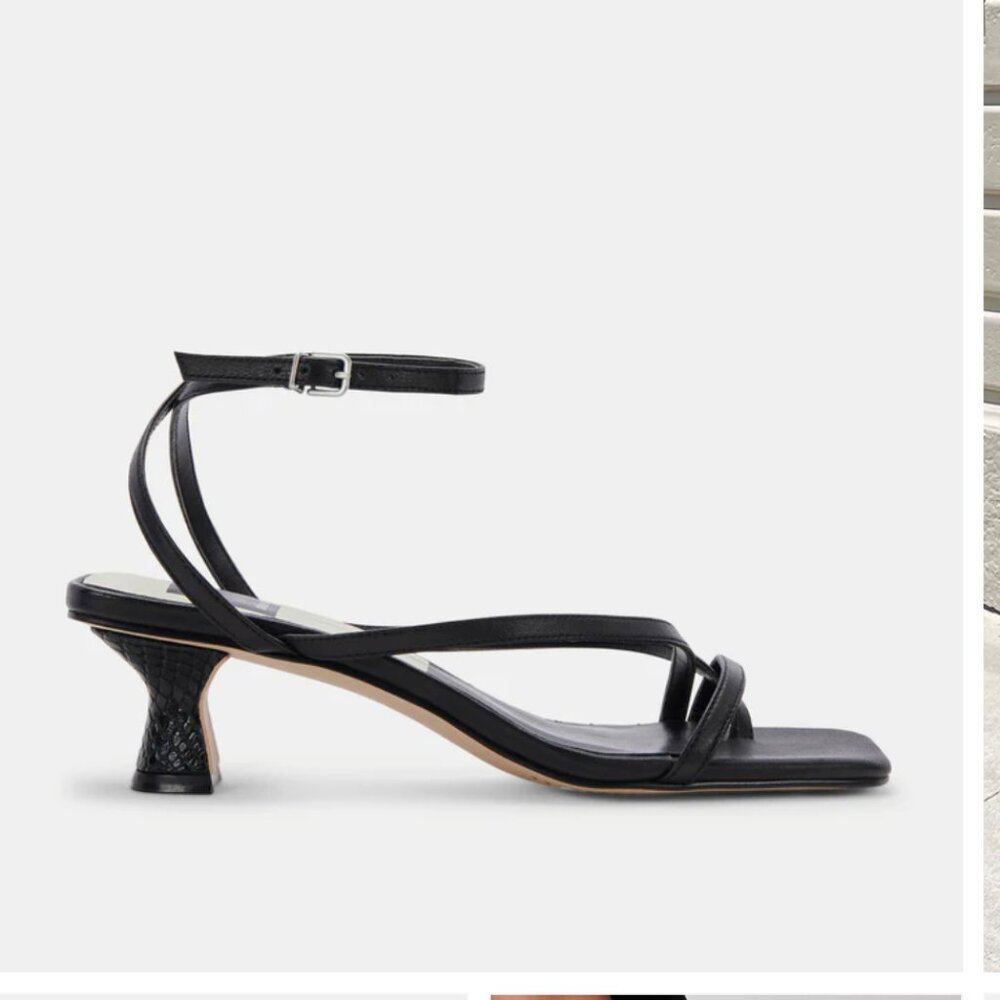 Dolce Vita BAYLOR HEELS BLACK LEATHER
